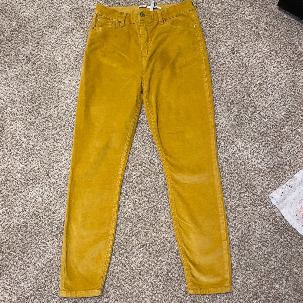 Yellow Corduroy Pants